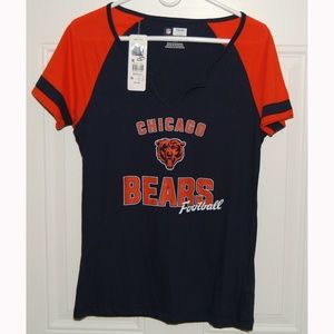 Ladies Chicago Bears Shirt NFL Team Apparel Medium